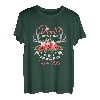 Damen Dirndl brauch I Ned I Hob Holz Vor Hütte Wiesn Trachtenshirt T-Shirt
