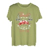 Damen Dirndl brauch I Ned I Hob Holz Vor Hütte Wiesn Trachtenshirt T-Shirt