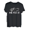Mr Fix It Fun Schreiner, Handwerker, Holzbearbeitung, Drehen T-Shirt