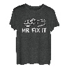 Mr Fix It Fun Schreiner, Handwerker, Holzbearbeitung, Drehen T-Shirt