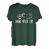 Mr Fix It Fun Schreiner, Handwerker, Holzbearbeitung, Drehen T-Shirt