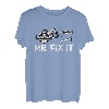 Mr Fix It Fun Schreiner, Handwerker, Holzbearbeitung, Drehen T-Shirt