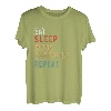 Eat Sleep Wood Chopping Repeat Lustige Spieler-Geschenkidee T-Shirt