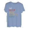 Eat Sleep Wood Chopping Repeat Lustige Spieler-Geschenkidee T-Shirt