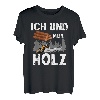 Ich Und Mein Holz Holzfäller Baumfäller Waldarbeiter Baum T-Shirt