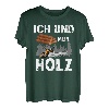 Ich Und Mein Holz Holzfäller Baumfäller Waldarbeiter Baum T-Shirt