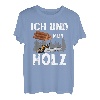Ich Und Mein Holz Holzfäller Baumfäller Waldarbeiter Baum T-Shirt
