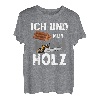 Ich Und Mein Holz Holzfäller Baumfäller Waldarbeiter Baum T-Shirt
