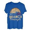 Branch Manager Lustiger Holzfäller-Kettensägen-Baumkünger T-Shirt