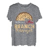 Branch Manager Lustiger Holzfäller-Kettensägen-Baumkünger T-Shirt