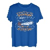 Herren Unterschätze niemals einen alten Mann Kettensäge Holzfäller T-Shirt