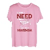 Marimba I Don't Need Therapy Ich spiele Vibraphonmusiker T-Shirt