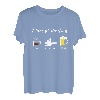 Tagesplan Kaffee Holz Machen Bier Spruch Tagesablauf Säge T-Shirt