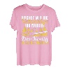 Reichet mir die Kettensäge der König will Holz machen Spruch T-Shirt
