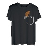 Cute Beavers Pocket Nutria Nager Holz Treehugger T-Shirts T-Shirt