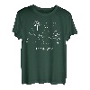 färt im Wald, lustiges Pferd mit Rädern im Wald, Bäume T-Shirt