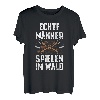 Echte Männer Forstwirt Holzfäller Waldarbeiter Holz machen T-Shirt
