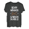 Echte Männer Forstwirt Holzfäller Waldarbeiter Holz machen T-Shirt