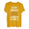 Echte Männer Forstwirt Holzfäller Waldarbeiter Holz machen T-Shirt