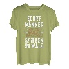 Echte Männer Forstwirt Holzfäller Waldarbeiter Holz machen T-Shirt