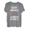 Echte Männer Forstwirt Holzfäller Waldarbeiter Holz machen T-Shirt