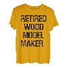 Modellbauer aus Holz im Ruhestand T-Shirt
