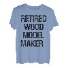 Modellbauer aus Holz im Ruhestand T-Shirt