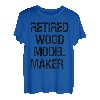 Modellbauer aus Holz im Ruhestand T-Shirt