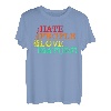 Hate People Love Nature Holzfäller Waldarbeiter Wald Forst T-Shirt