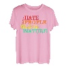 Hate People Love Nature Holzfäller Waldarbeiter Wald Forst T-Shirt