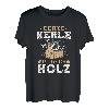 Echte Kerle Arbeiten Mit Holz Tischler Schreiner Geschenk T-Shirt