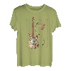 Herz Anatomie Gitarrist Herzschlag Geschenk Gitarre T-Shirt