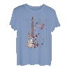Herz Anatomie Gitarrist Herzschlag Geschenk Gitarre T-Shirt