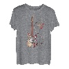 Herz Anatomie Gitarrist Herzschlag Geschenk Gitarre T-Shirt