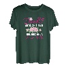 Damen Dirndl brauch I Ned I Hob Holz Vor Hütte Wiesn Tracht Frauen T-Shirt