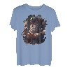 Backprint Schreiner und Holzschnitzer Holzbearbeiter T-Shirt