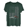 Kettensägen-Enthusiast Amerikanische Flagge Waldschneider Arborist Pro T-Shirt