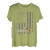 Kettensägen-Enthusiast Amerikanische Flagge Waldschneider Arborist Pro T-Shirt