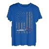 Kettensägen-Enthusiast Amerikanische Flagge Waldschneider Arborist Pro T-Shirt