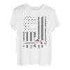 Kettensägen-Enthusiast Amerikanische Flagge Waldschneider Arborist Pro T-Shirt