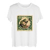 frosch spielt banjo auf holz-tees T-Shirt