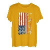 Woodworker Carpenter Vintage patriotische USA amerikanische Flagge T-Shirt