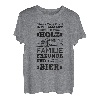 Holz Familie Freunde Bier Interessen Kettensäge Bierflasche T-Shirt