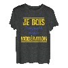 Ich holz immer mit Moderation / Ich bin moderation T-Shirt