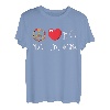 Marimba Love Peace Heart Blaskapelle spielt Vibraphon T-Shirt