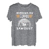 Laufen auf Kaffee und Sägemehl | Holzbearbeitung Handwerk T-Shirt