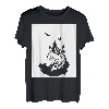 Wolf und Mond Silhouette Wölfe Spruch T-Shirt