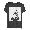 Wolf und Mond Silhouette Wölfe Spruch T-Shirt