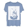 Wolf und Mond Silhouette Wölfe Spruch T-Shirt