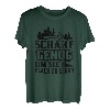 Kettensäge Scharf genug um sie flach zu Legen - Holz T-Shirt